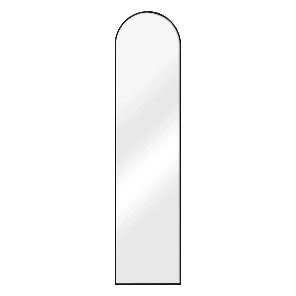 Specchio a figura intera inclinabile 160 x 40 cm nero 03_0007971