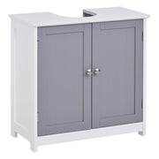 Mobile Bagno Sottolavabo ¨C Minimal ¨C Legno Grigio Bianco 60x30x60