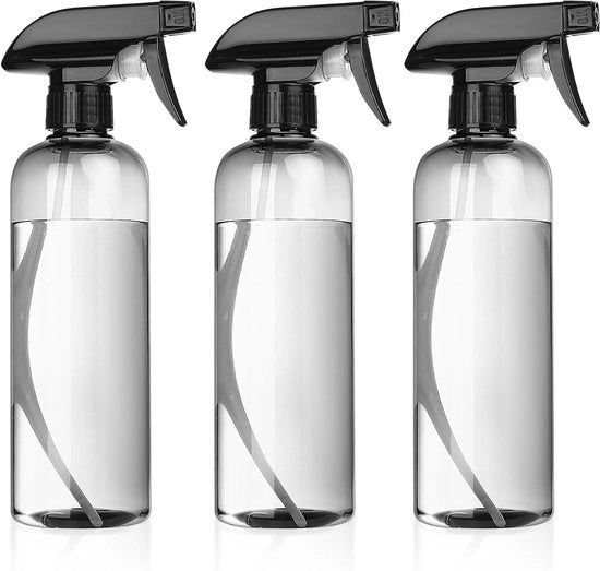 Druksproeier 500 ml per giardinieri e parrucchieri (transparante nero)