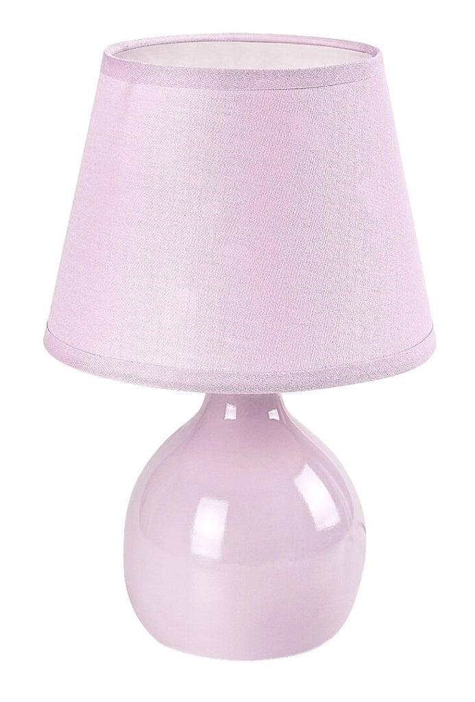Lampada da tavolo Ingrid rosa ceramica E14 Rabalux