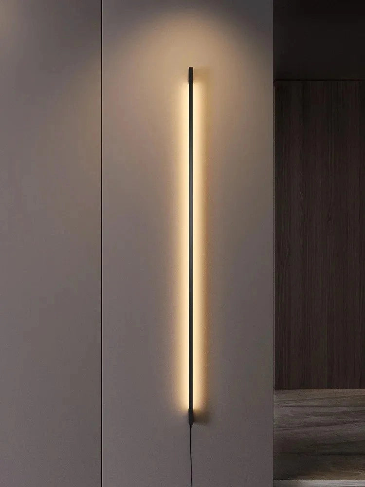 Applique Da Parete Led Lhj065-w 120cm Black