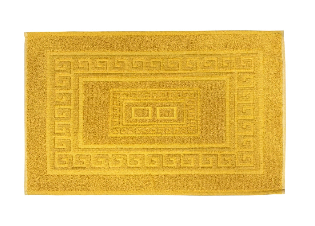 Tappeto Da Bagno Disegno Torino Colore Senape - 60x120 - Senape