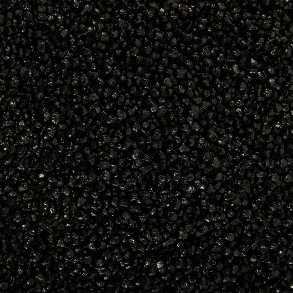 Quarzo ceramizzato nero 2-3mm per acqua dolce - 5Kg