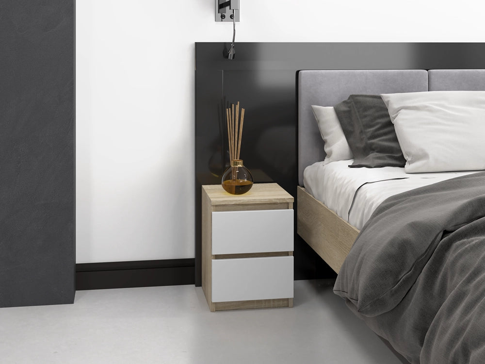 Comodino MALWA M2 bianco sonoma