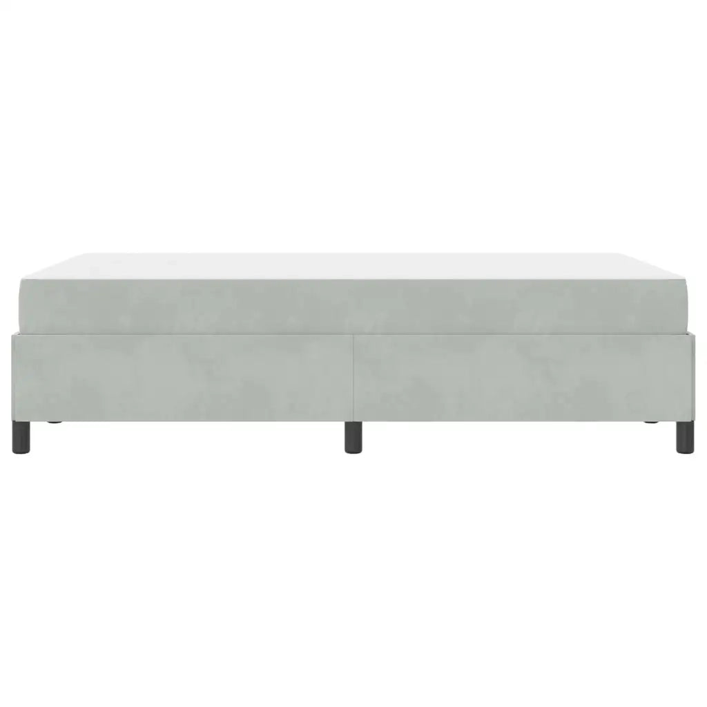 Letto matrimoniale | Letto per adulti | Struttura del letto Grigio chiaro 120 x 200 cm Tessuto