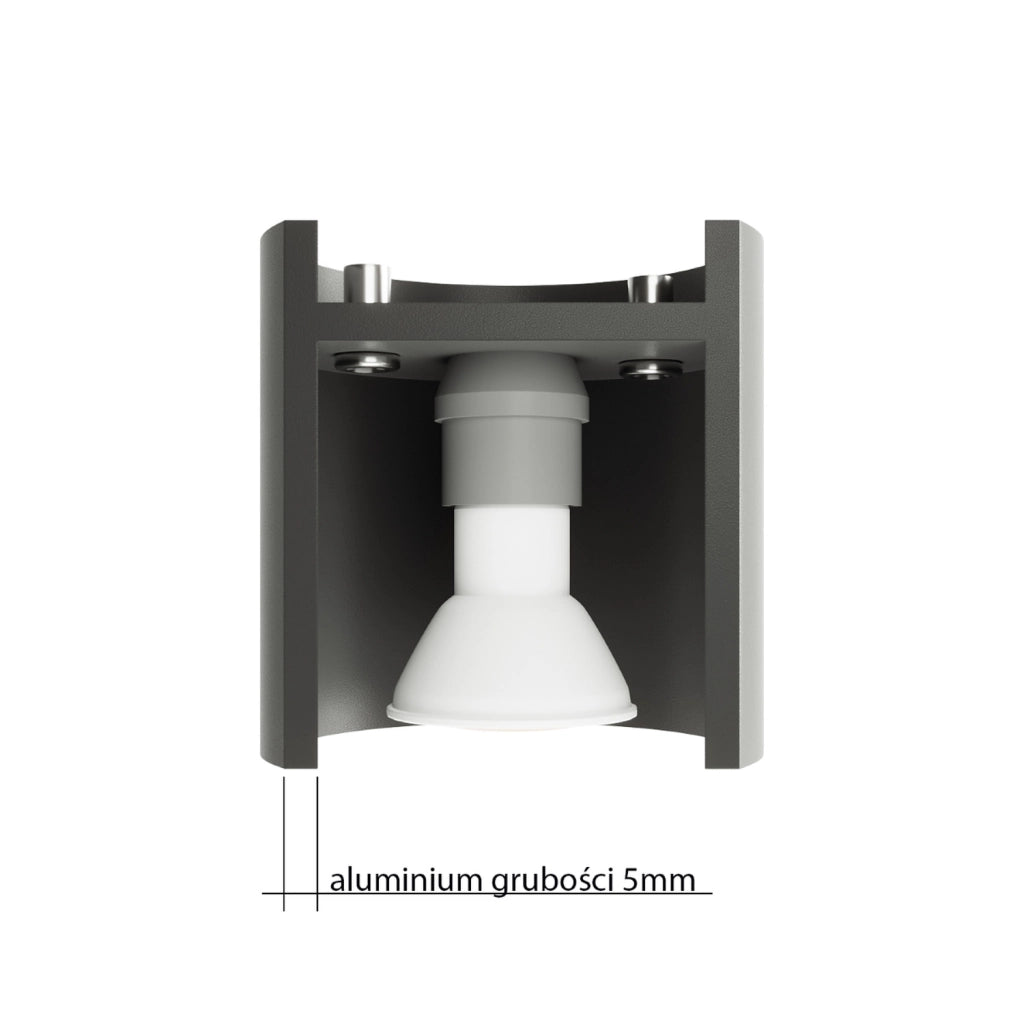 Lampada da parete INEZ nero