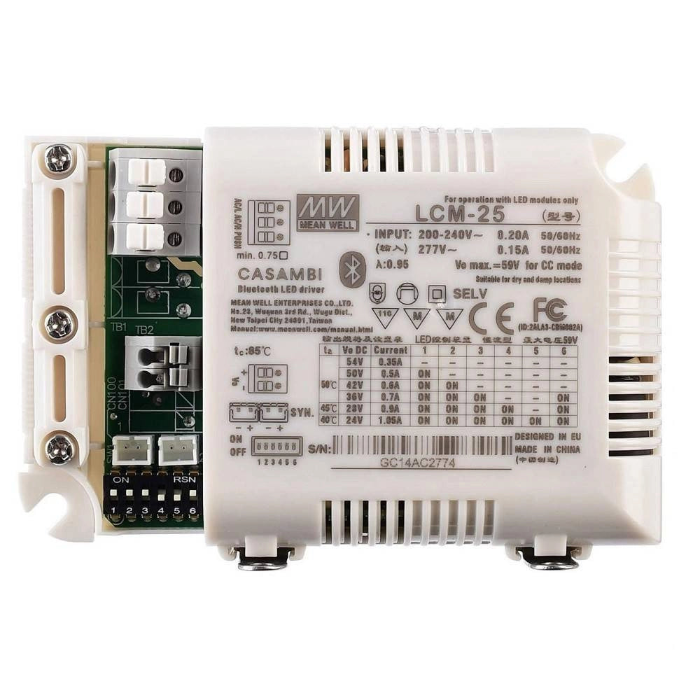 Trade Shop - Alimentatore Led Driver 25w Multi Corrente Dimmerabile Bluetooth Strisce Lampade Led -