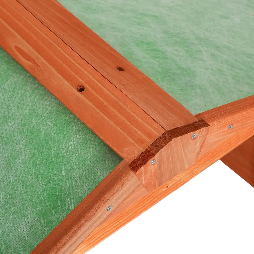 Casetta per Tosaerba Robotizzato 72x87x50 cm Massello di Abete CFW9632815