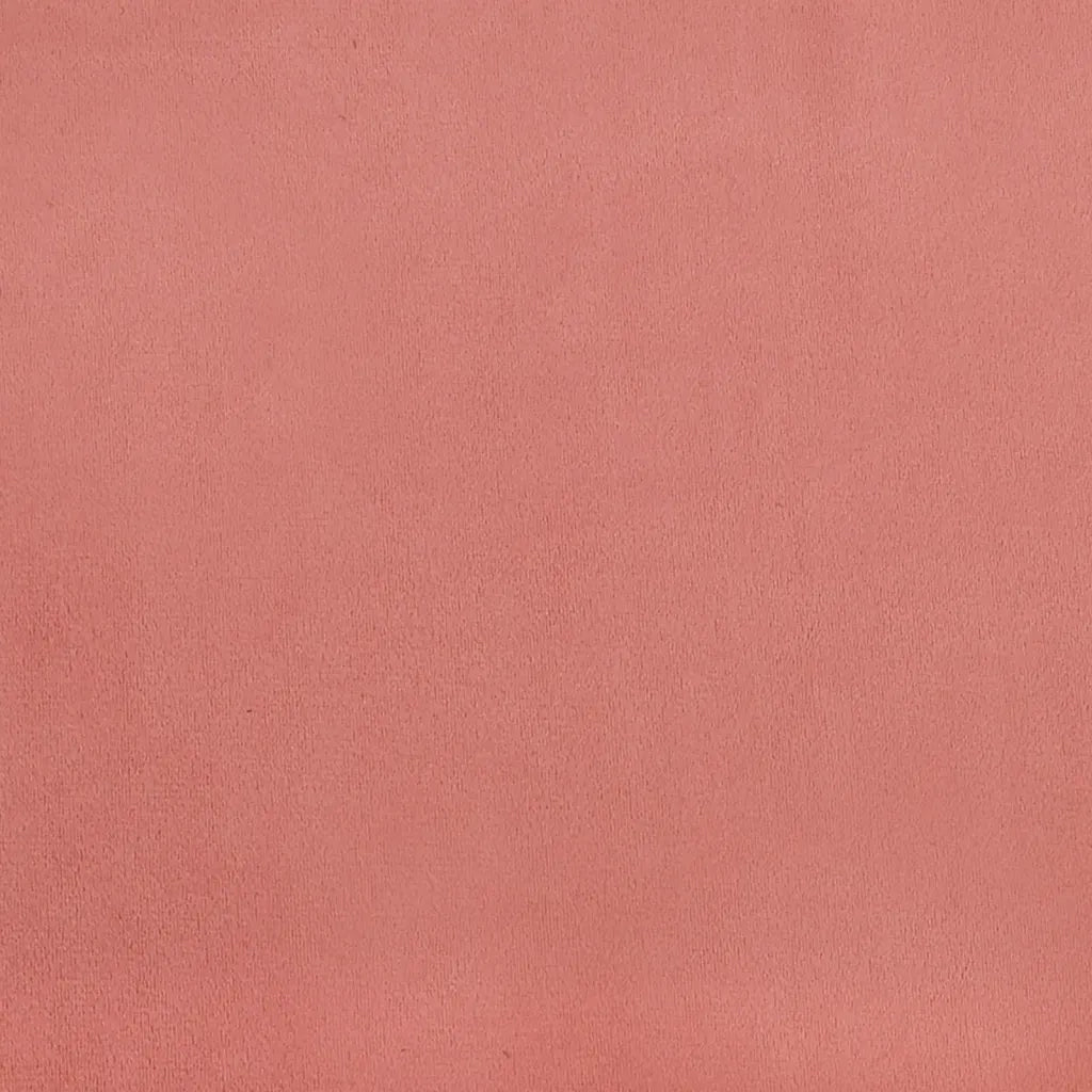Panca-Sgabello rosa 100x35x41 cm in Velluto