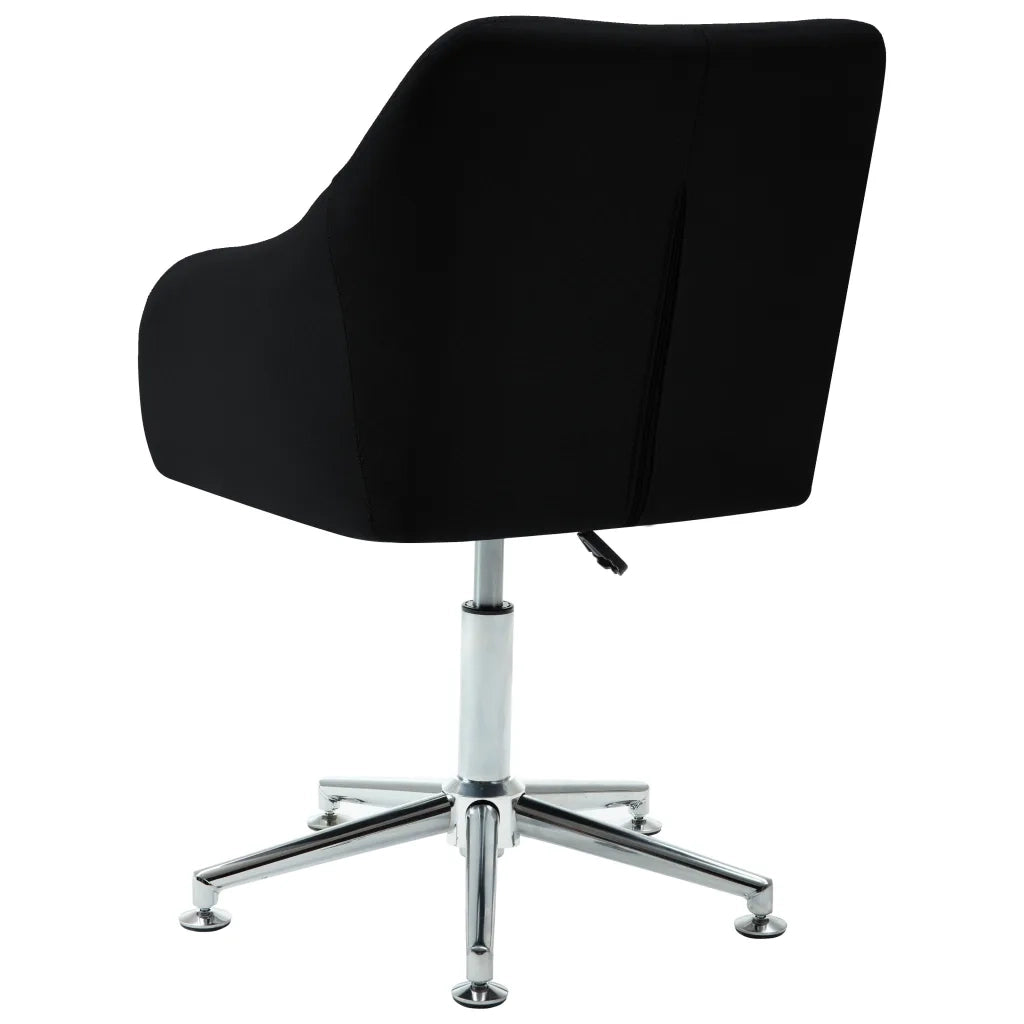 Sedia da Ufficio Girevole Nera in Tessuto 278511