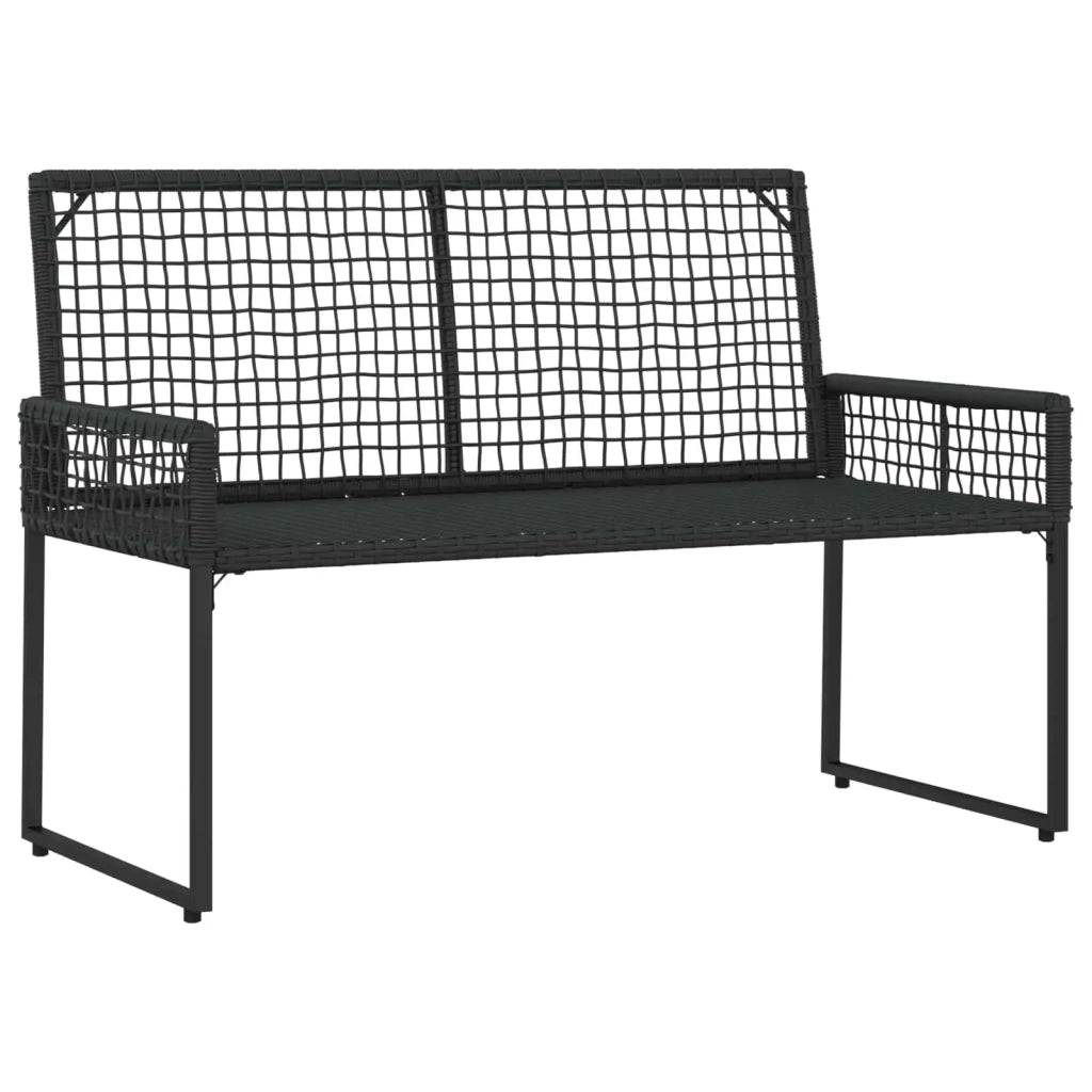Set di Mobili da Esterno con cuscino 4 pcs Nero e Turchese 42025169