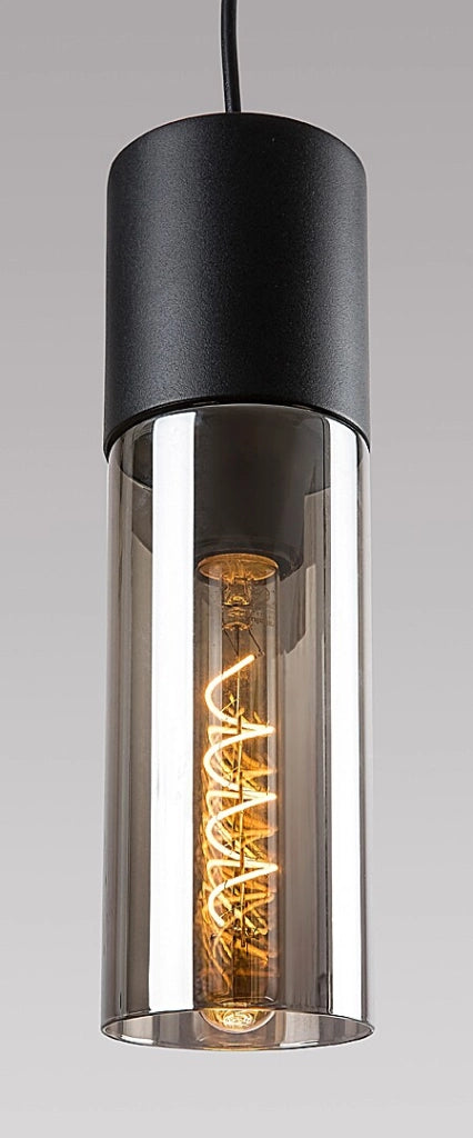 Lampada a sospensione Rabalux Ronno nera E27 Ø9cm