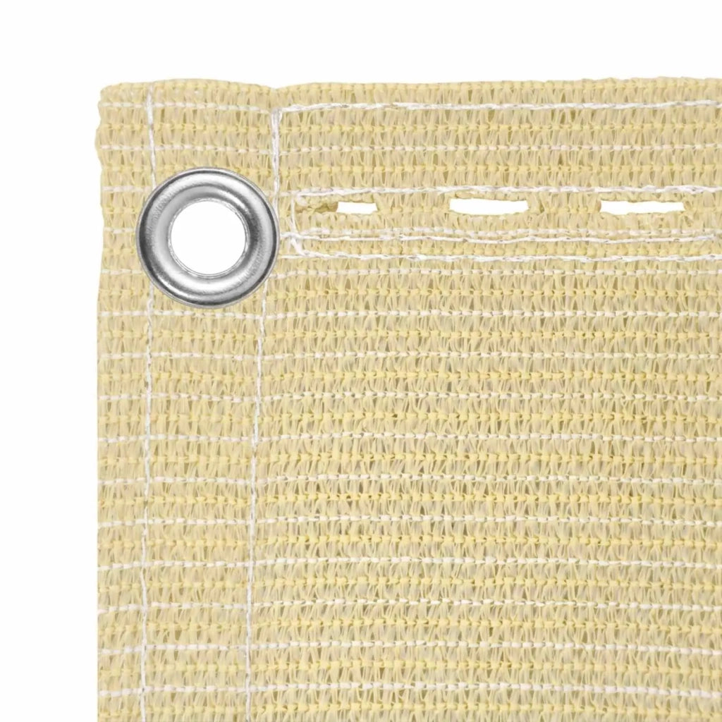 Schermo da balcone Beige 75 x 800 cm HDPE e alluminio 4003088