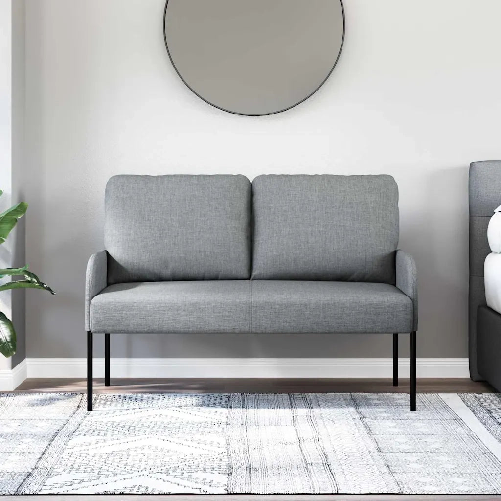 Divani con cuscino 110cm Grigio chiaro Legno compensato 42023446