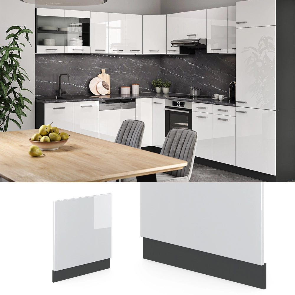 Vicco Pannello frontale Bianco lucido 60 cm , PL Antracite