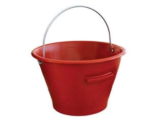 SECCHIO MURATORE TIPO MEK-EDIL- - ø mm.360 - lt.14 - rosso - 10 pezzi