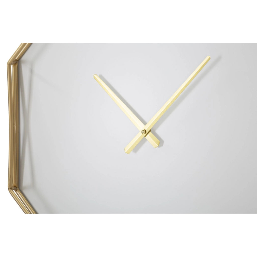 Orologio da Parete VKH281, Oro, Metallo, 56x6,5x56 cm