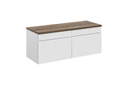 Set mobili bagno 120 cm con piano Iconic White 120 cm