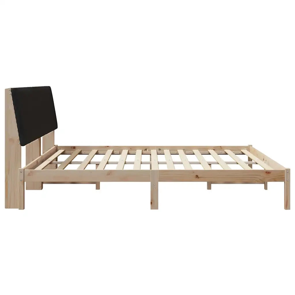 Struttura del letto Marrone 200 x 200 cm Pino massello 3394400