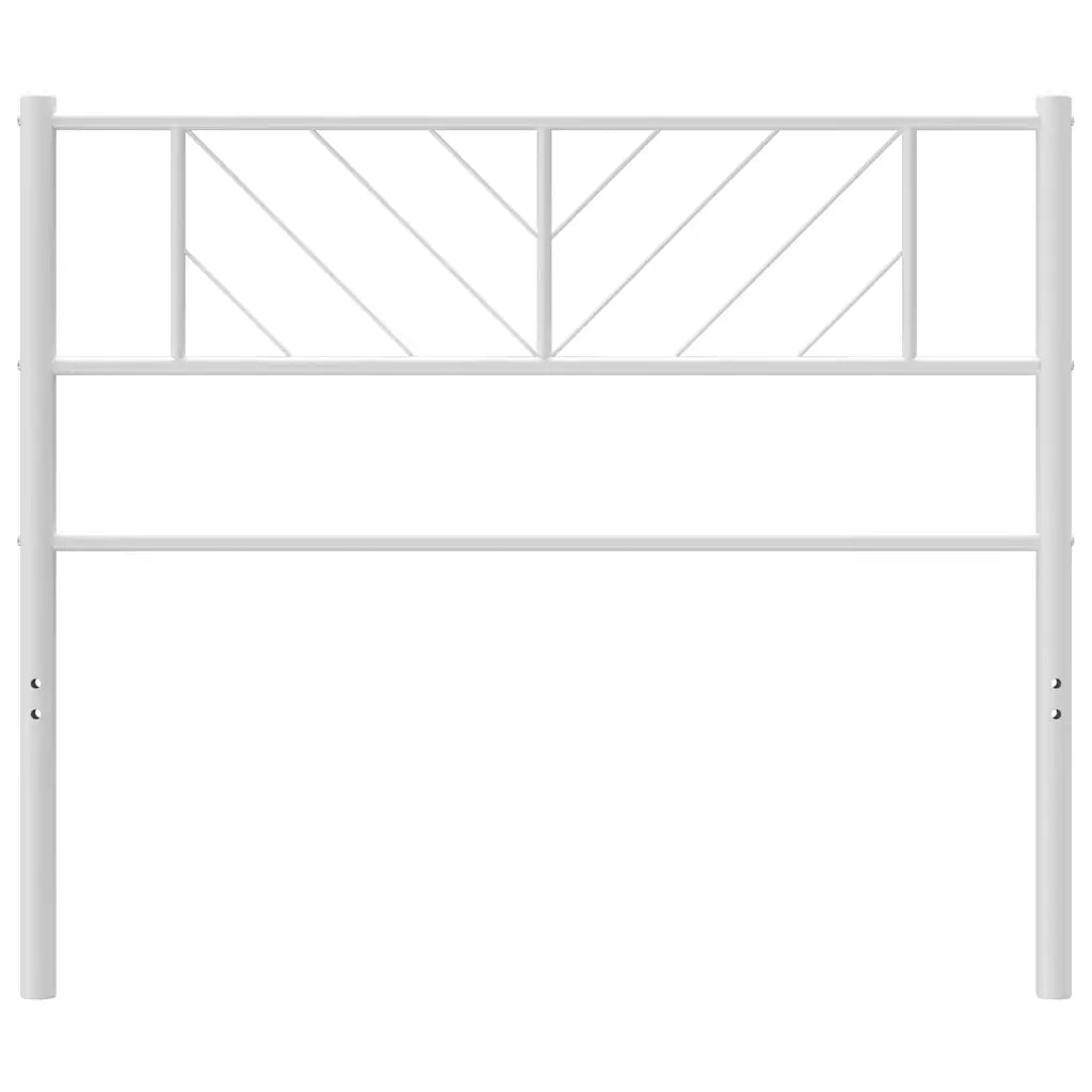 Testiera di Ricambio in Metallo Bianco 75 cm 372254