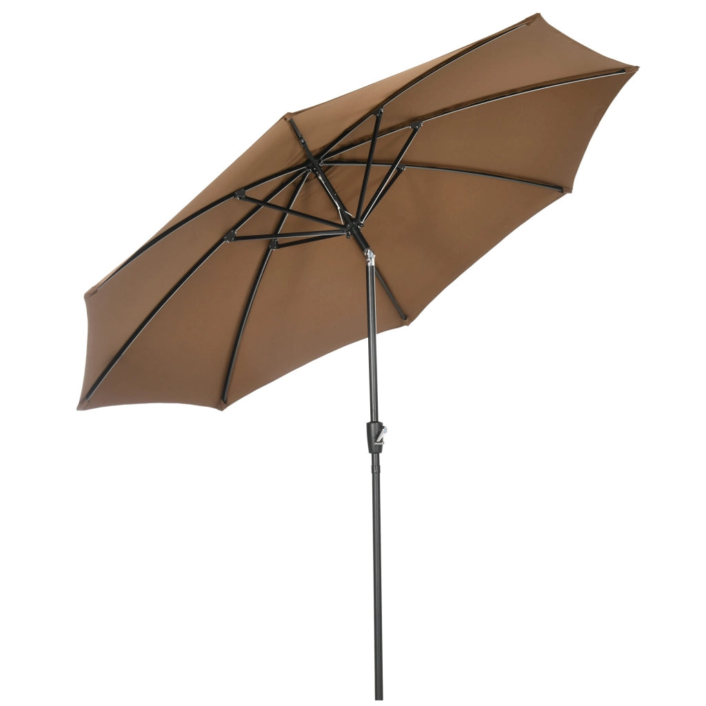 Sombrilla da giardino ¨C zephmum ¨C marrone, ?300x252 cm