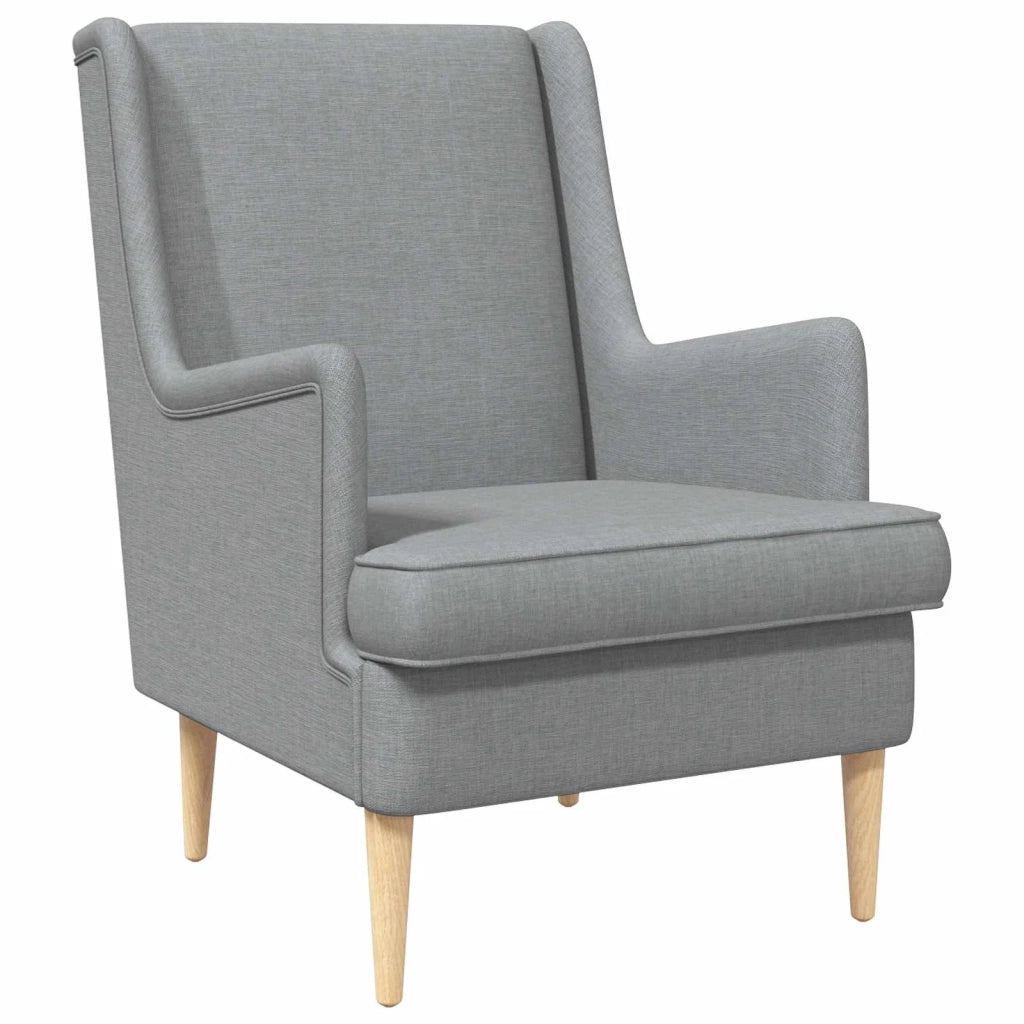 Poltrona | Sedia Relax Grigio Chiaro Tessuto