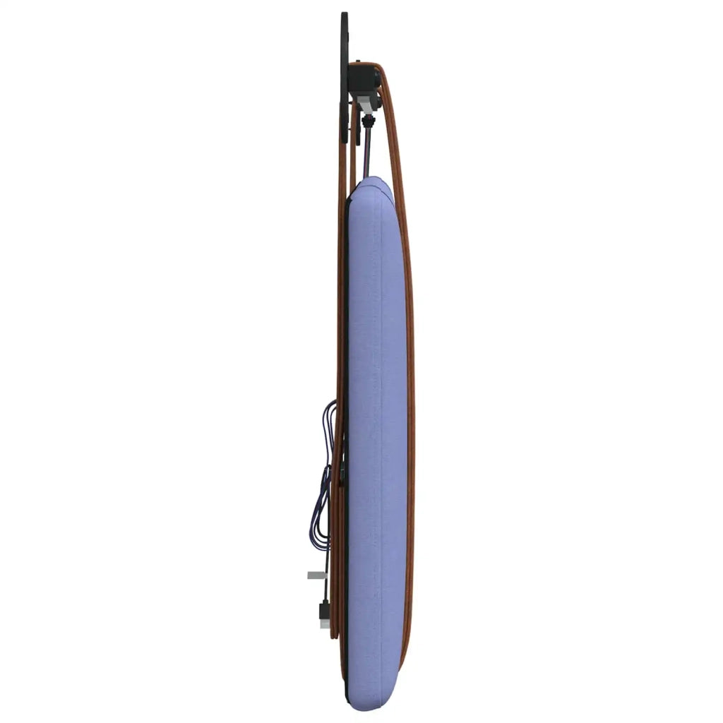 Testiera | Testata sospesa Con luce LED Blu jeans PU Antico