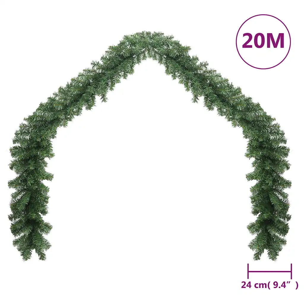 Ghirlanda di Natale in PVC 20 m 246405