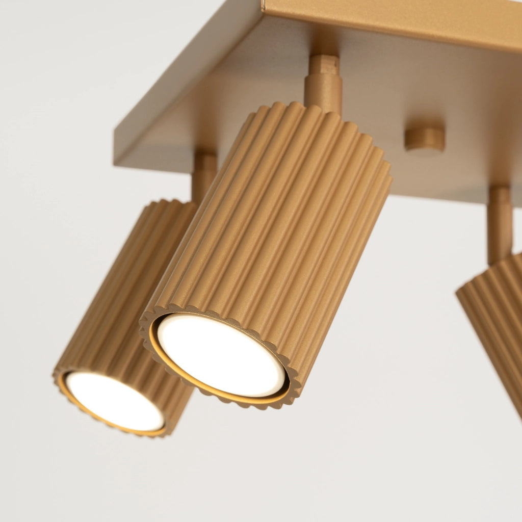 Lampada da soffitto KARBON 4 oro