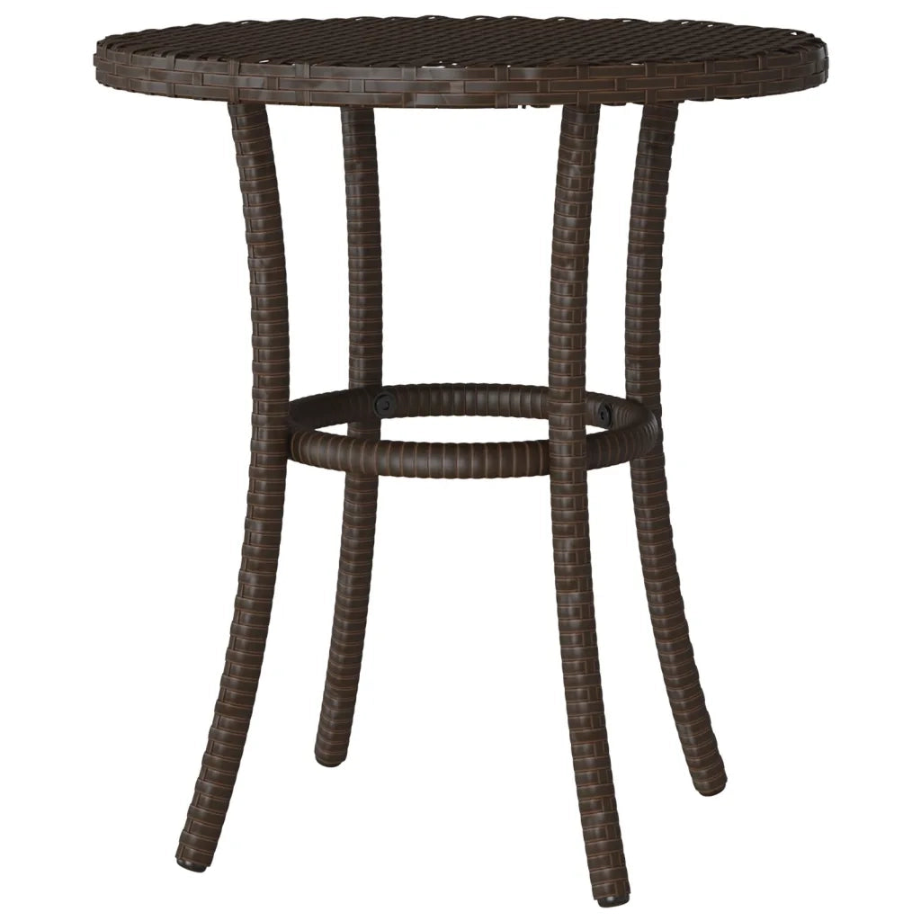 Set Bistrò 3 pz con Cuscini Marrone in Polyrattan 365250