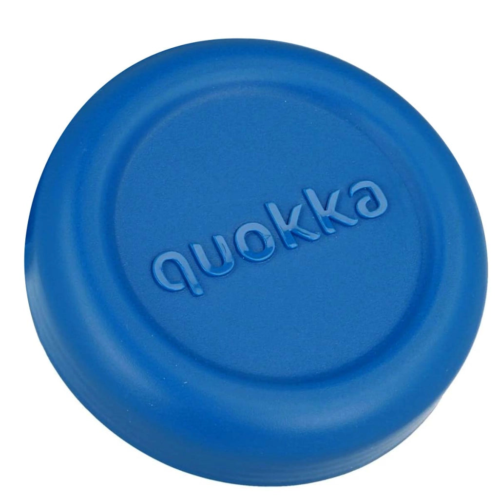 Contenitore Alimentare con Motivo Peonie 500ml con Coperchio Antiscivolo Blu Quokka