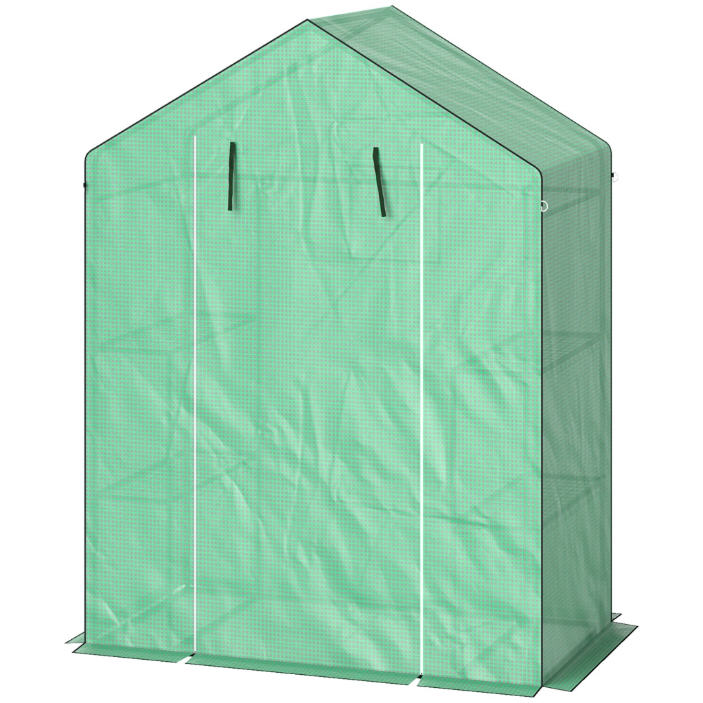 Serra da Giardino con Ripiani ¨C Xylo ¨C 143x74x190 cm Verde