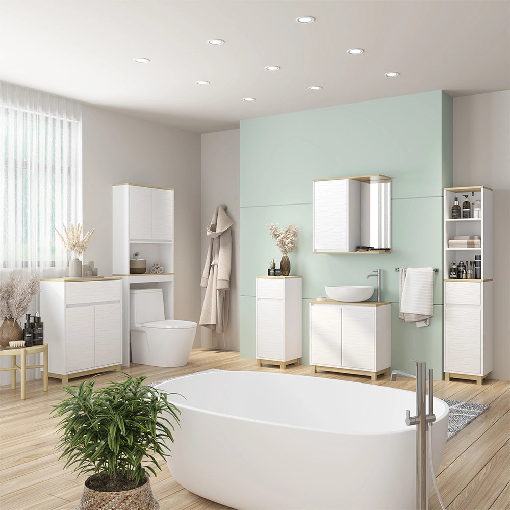 Vicco Mobile midi Bianco 60 x 80 cm con cassetto