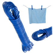 Stendibiancheria KADAX, robusto, lungo 20 metri, con corda di inserimento, ideale per balconi.