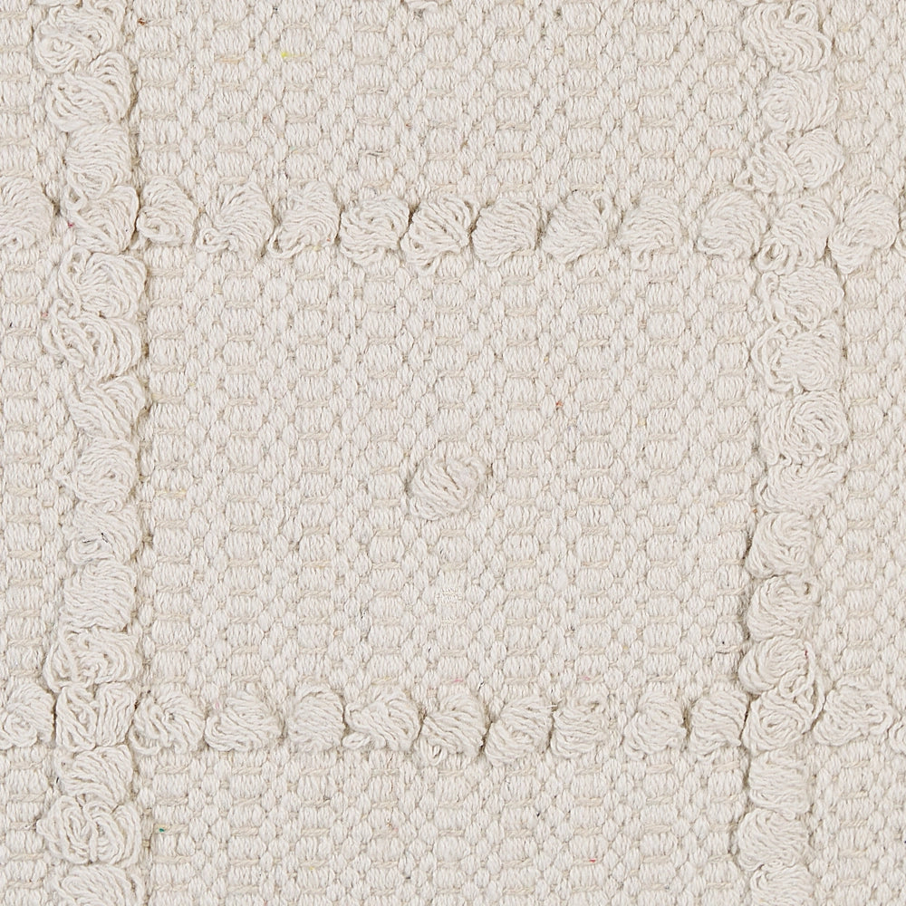 Set di 2 cuscini decorativi in cotone beige 45 x 45 cm Motivo geometrico Cuscini Boho Design