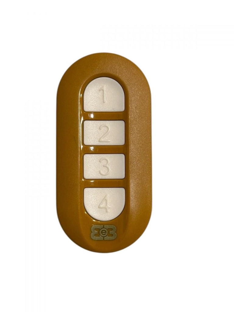 Radiocomando Telecomando Trasmettitore 4 Canali AVATAR 433 Ocra  Rolling Code 433,92 MHz