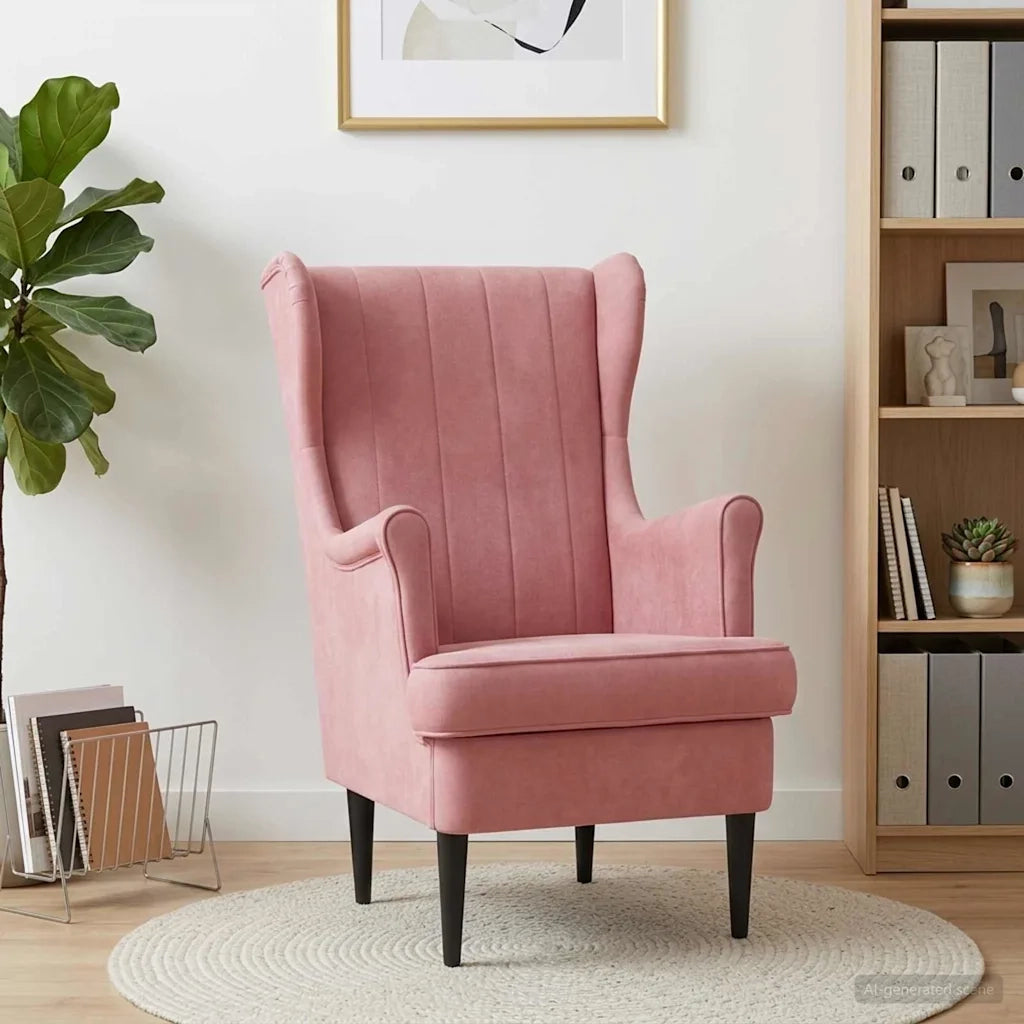 Poltrona Rosa Velluto 42029940