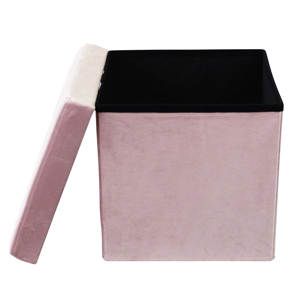 Pouf contenitore in velluto - VELVET