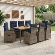 Set da pranzo per esterni 9 pz 3422291