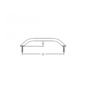 MANIGLIA INOX 316 MM.305