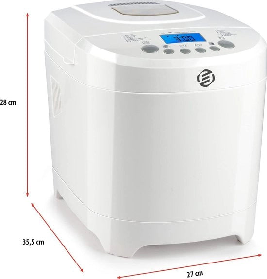 Impastatrice per Pane - Multiprogrammabile - Senza Glutine - Timer - Automatica - Premium
