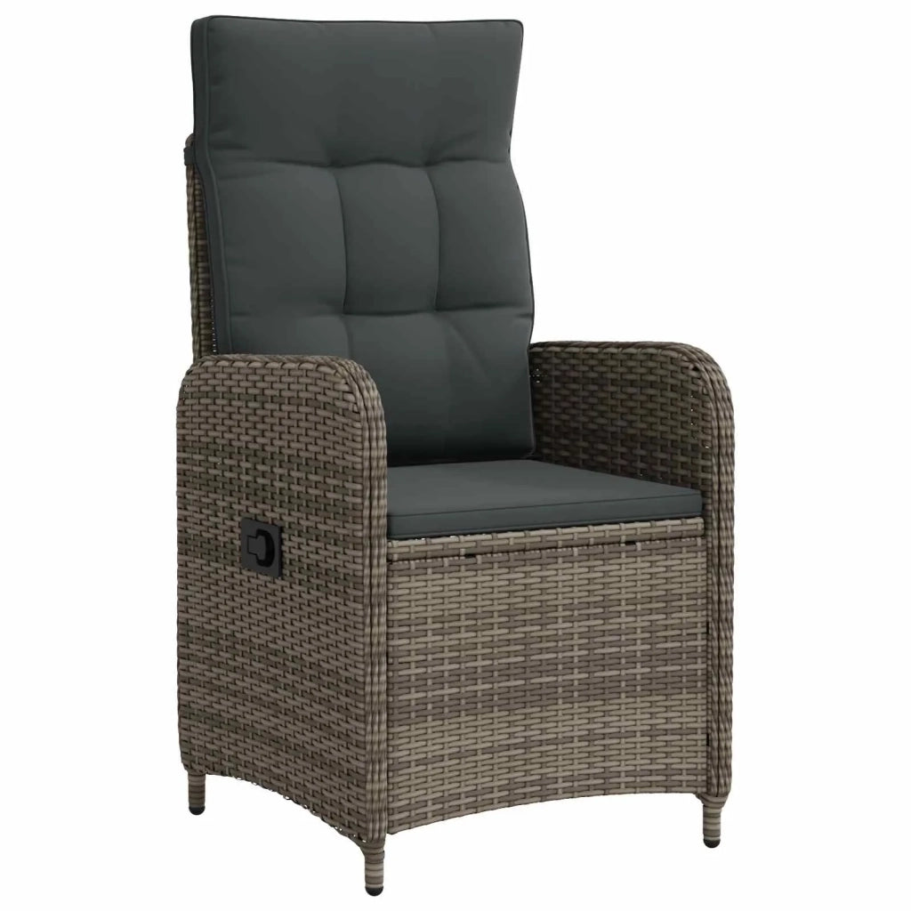 Set da pranzo per esterni 7 pz Grigio chiaro e grigio scuro 3422281
