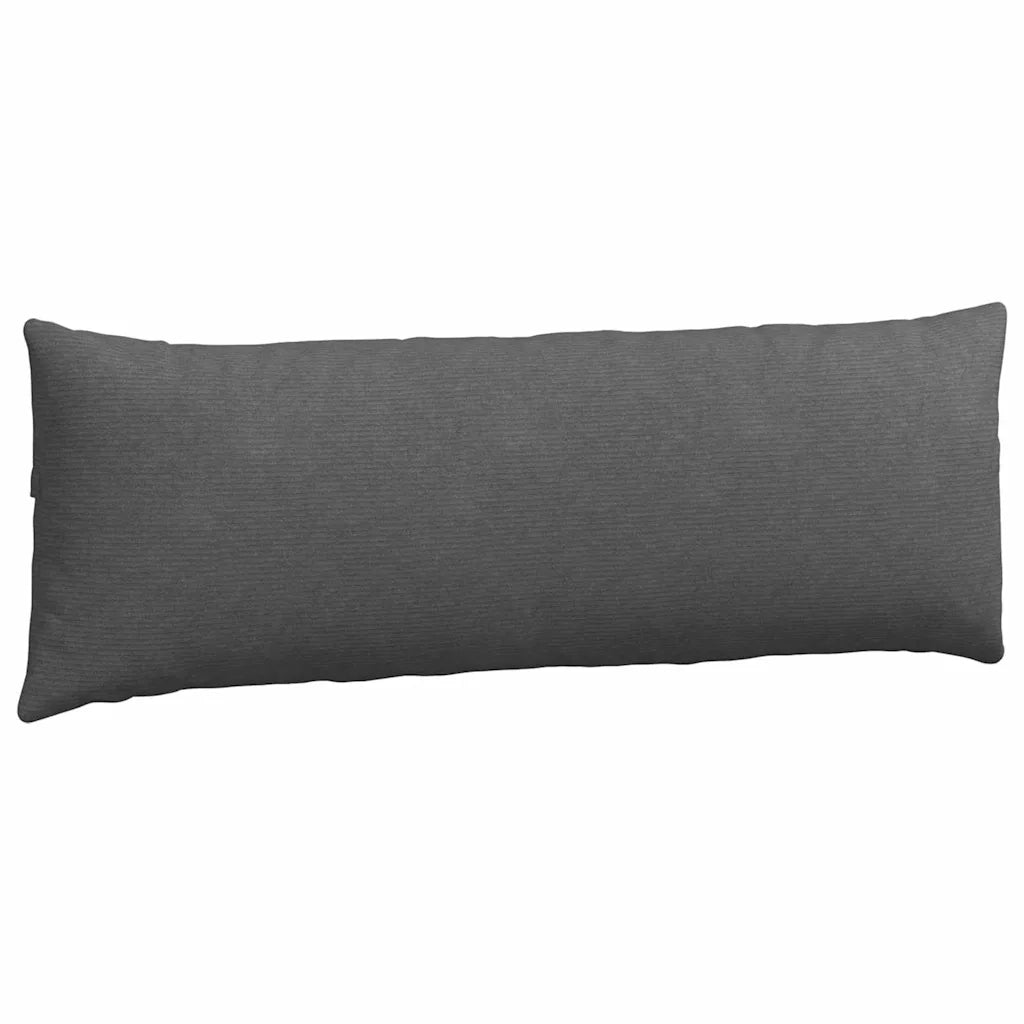 Cuscini da Divano 2 pz-Set di 2 Cuscini per Sofa Grigio scuro 120 x 40 cm 516772