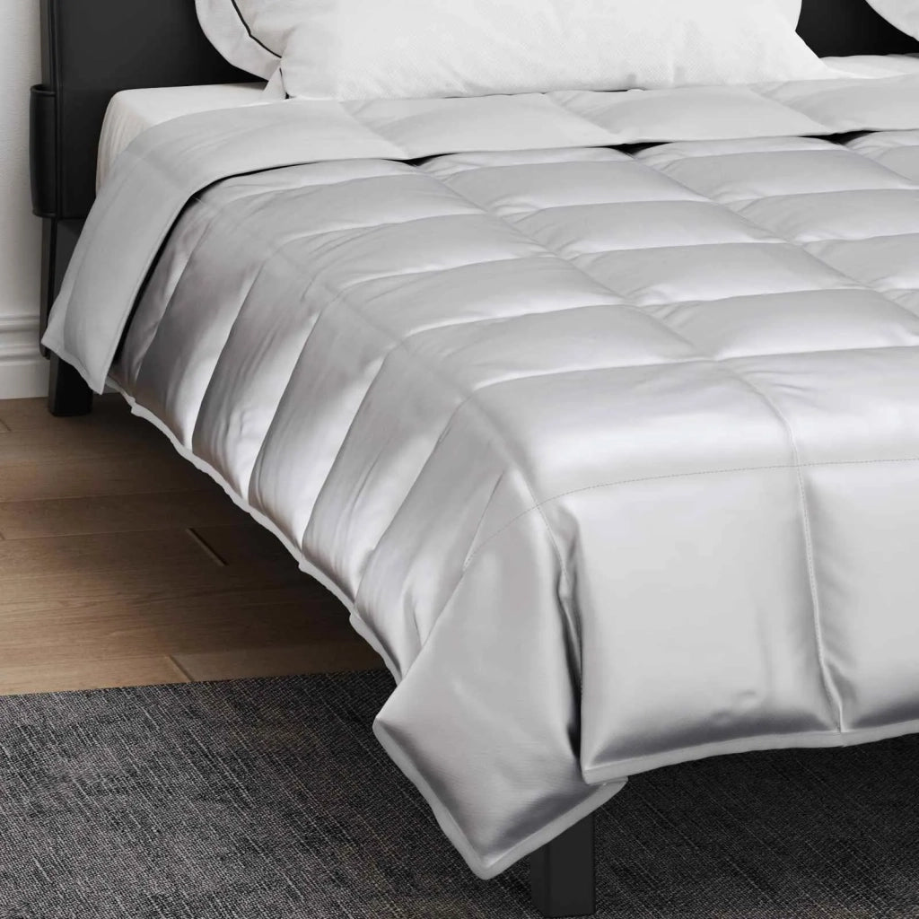 Piumone Completo Annuale Argento 220 x 240 cm Satin e Micropile 42025833