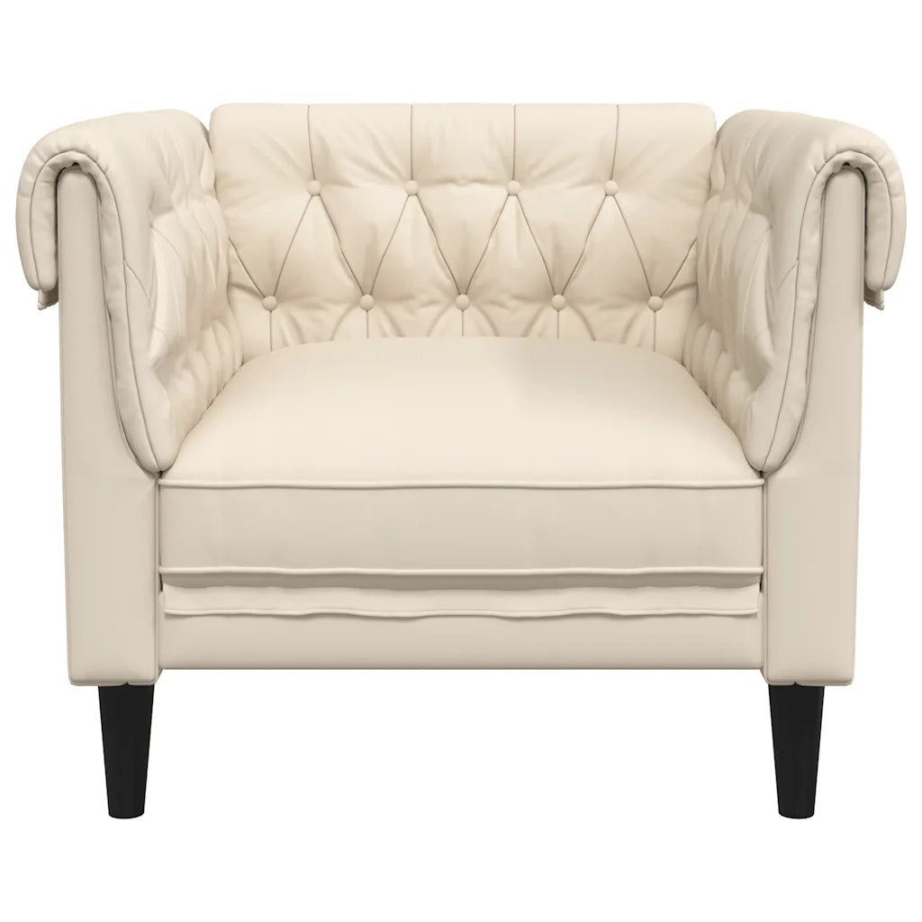Poltrona Chesterfield in Lino 372545