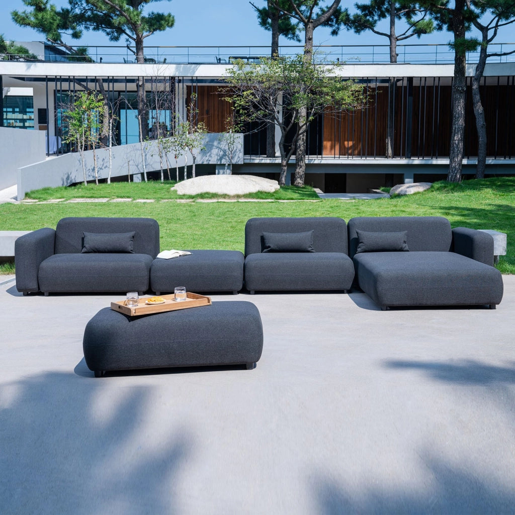 Divano da giardino modulo dx - PETRA
