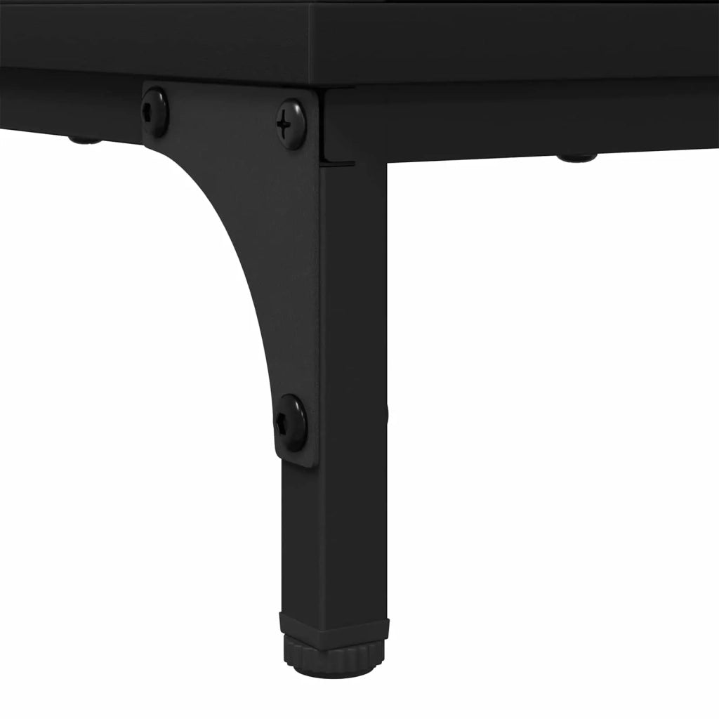 Armadio da Notte 2 pcs Nero 49 x 36 x 61 cm Legno multistrato 883477