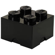 LEGO Contenitore Brick 4 Pomelli Porta Giocattoli Nero