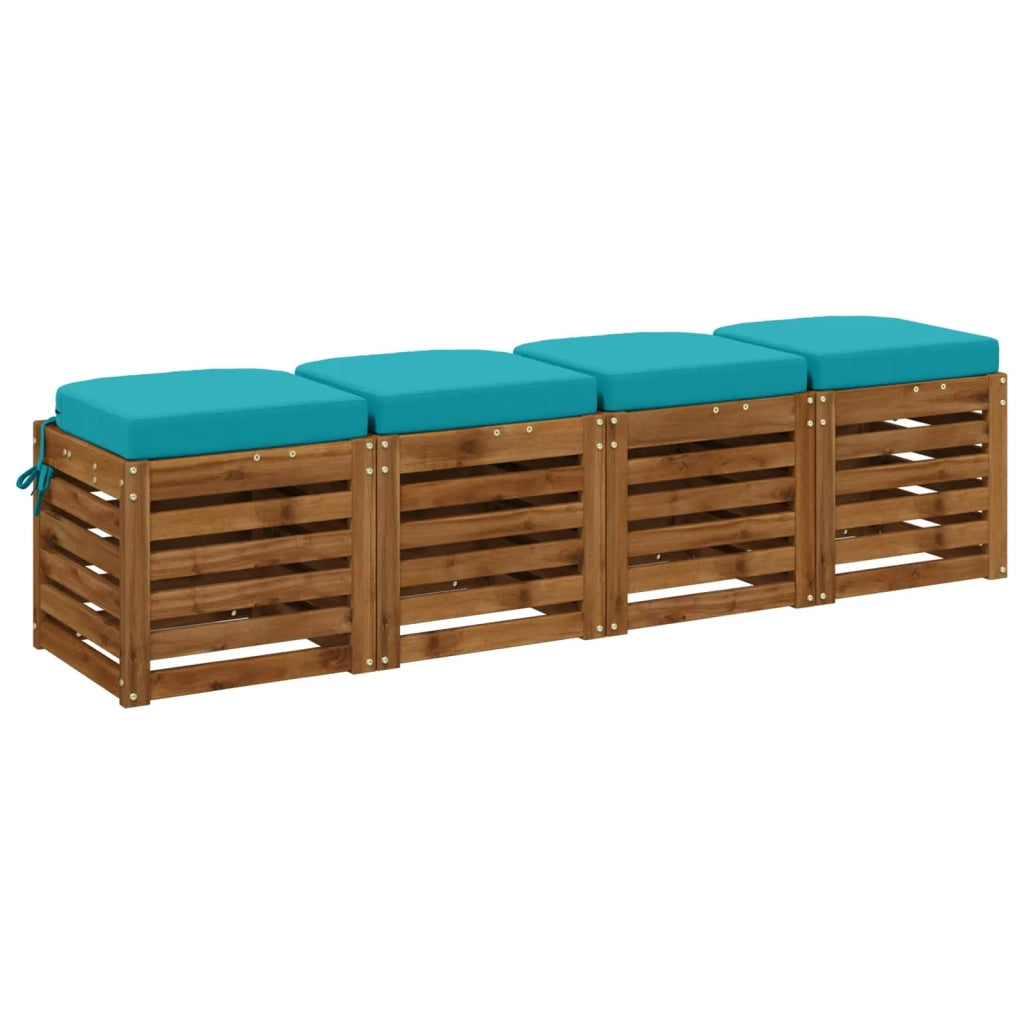 Cuscini per sedile a 4 pezzi SOEST 4 pcs 100% Poliestere 945278
