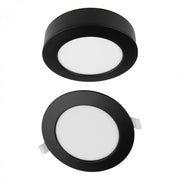 Downlight LED rotondo 12W CCT nero Ecolight